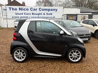 2013 smart FORTWO CABRIO Passion mhd 2dr Softouch Auto [2010] CONVERTIBLE Petrol