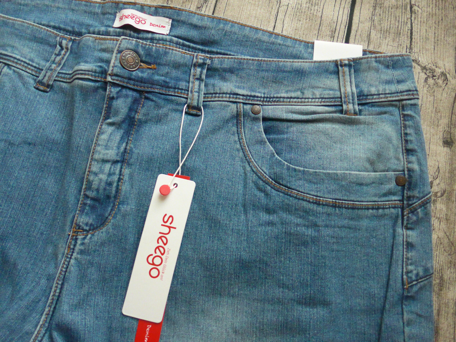 Damen 058 Hell Neu Sheego Damen Stretch Jeans Hose Gr 56 Blue Kleidung Accessoires Sticisce Sredisce Si