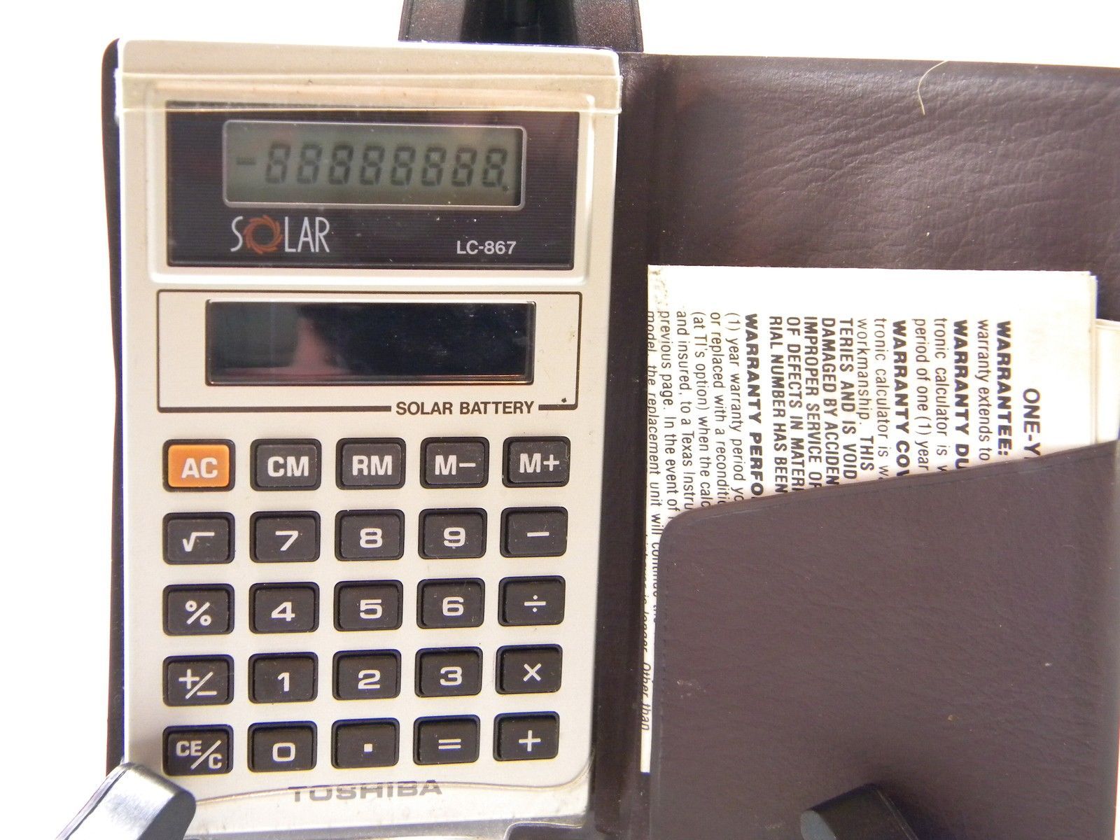 Calculadora vintage Toshiba