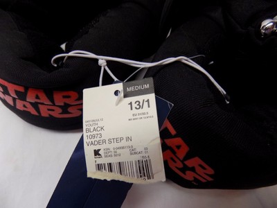 Star Wars Darth Vader Slippers, Youth Size 13/1 – NEW WITH TAGS!