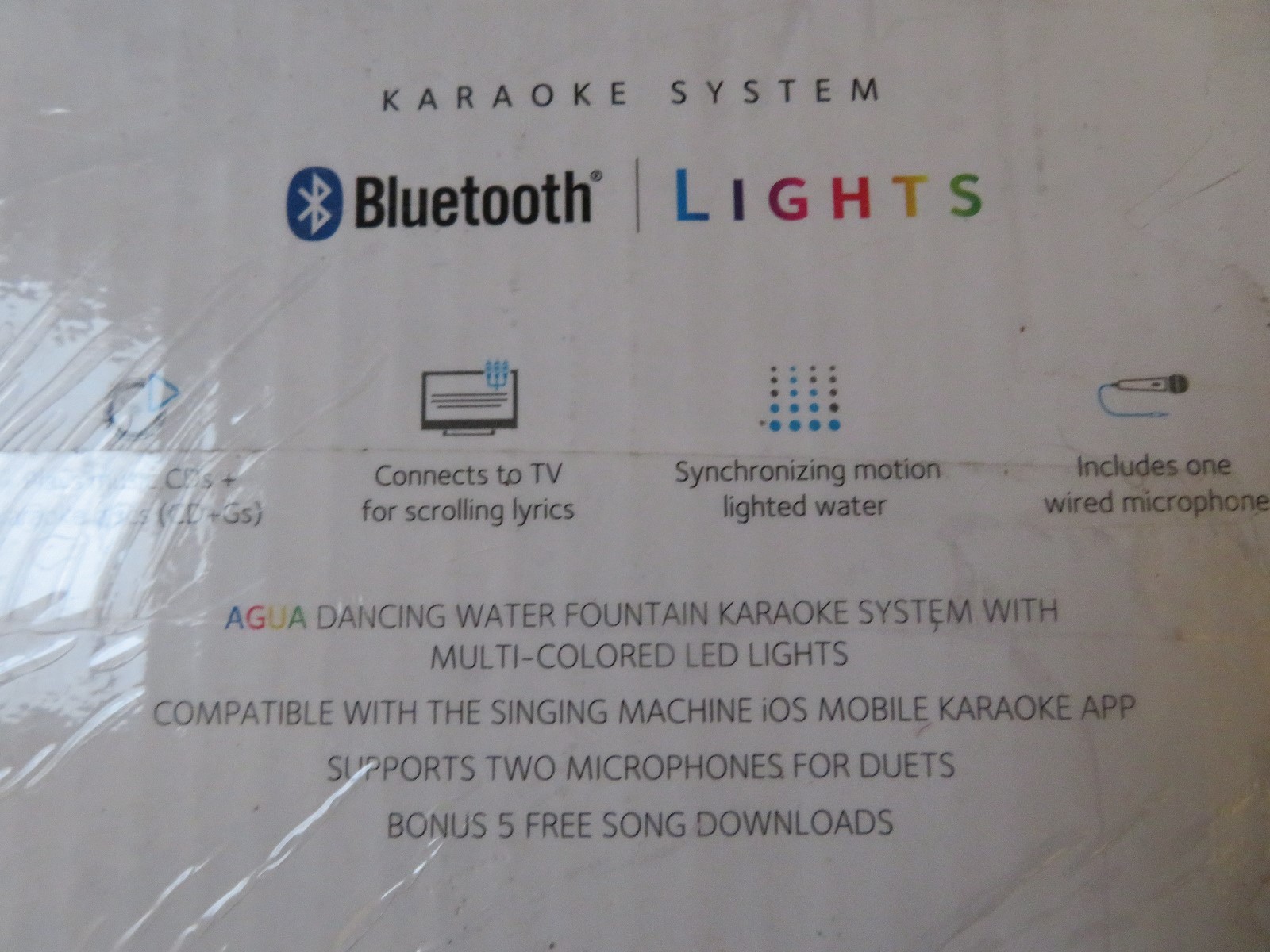 Kids Karoke Karaoke Singing Machine Bluetooth Microphone Portable Music System
