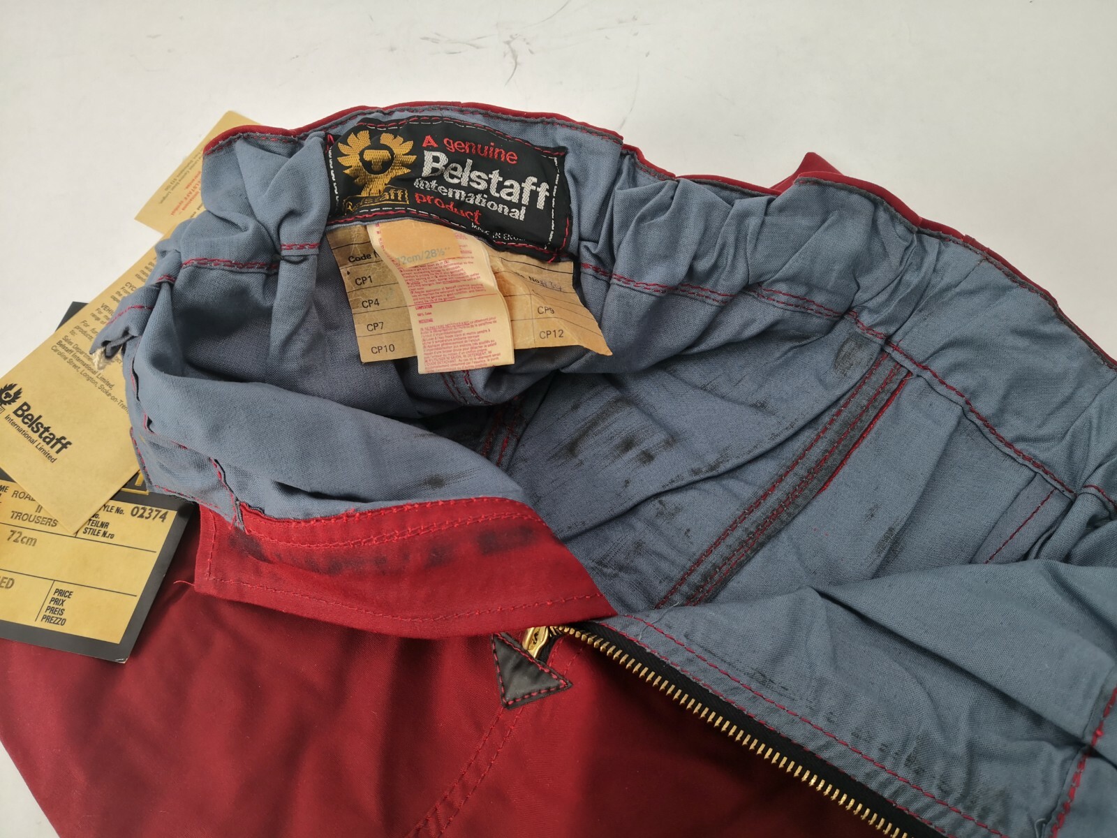 Брюки BELSTAFF RED TRIALMASTER WAXED 