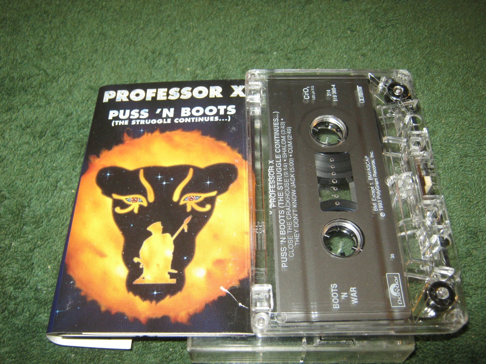 Professor X: Puss 'N Boots (The Struggle Continues...): Cassette Professor X: Puss 'N Boots (The Struggle Continues...): Cassette