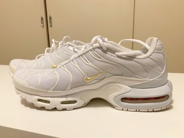 air max tn white and gold