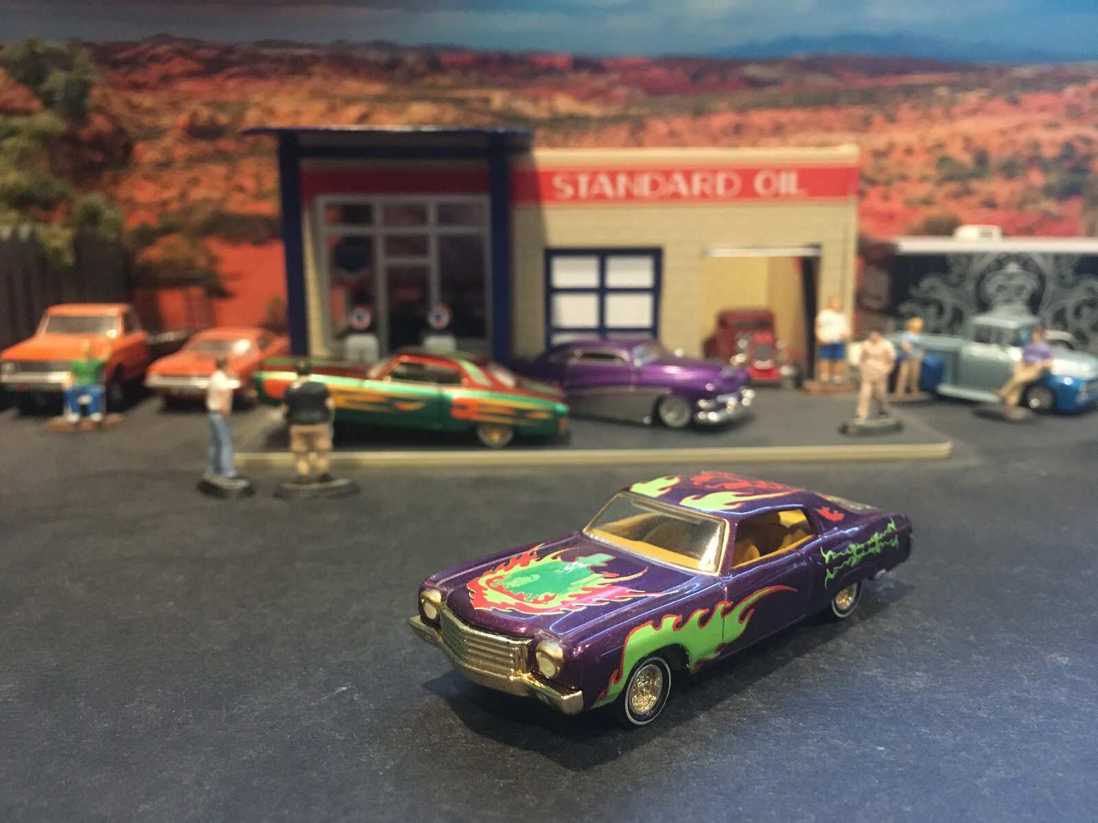 montecarlo lowrider 車高上下　スリーホイラー 1/64 モンテカルロ グリーンライト 車高上下 スリーホイラー