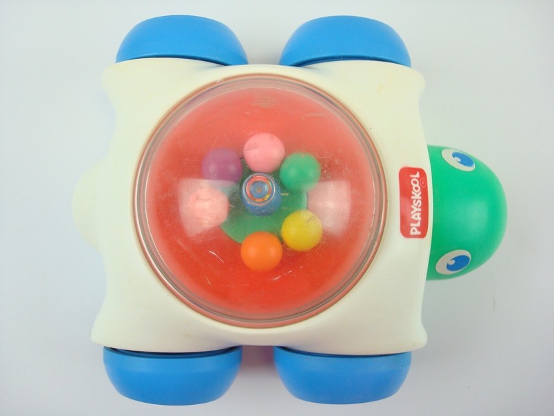 Playskool #5142 Push Turtle Ball Popper Toddler Preschool Toy Vintage 1992 | eBay