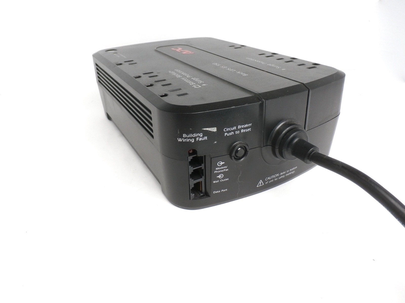 APC Back-UPS ES 550, BE550G, 8 Outlet Backup PSU, 120V, 330W 550VA, NO Battery