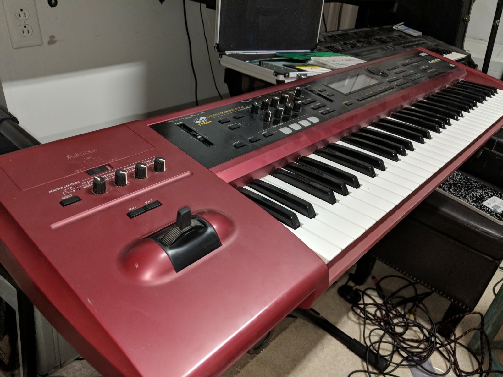 Studio used Korg Karma Synthesizer  NO issues w/ Extras. disks (no smoke)