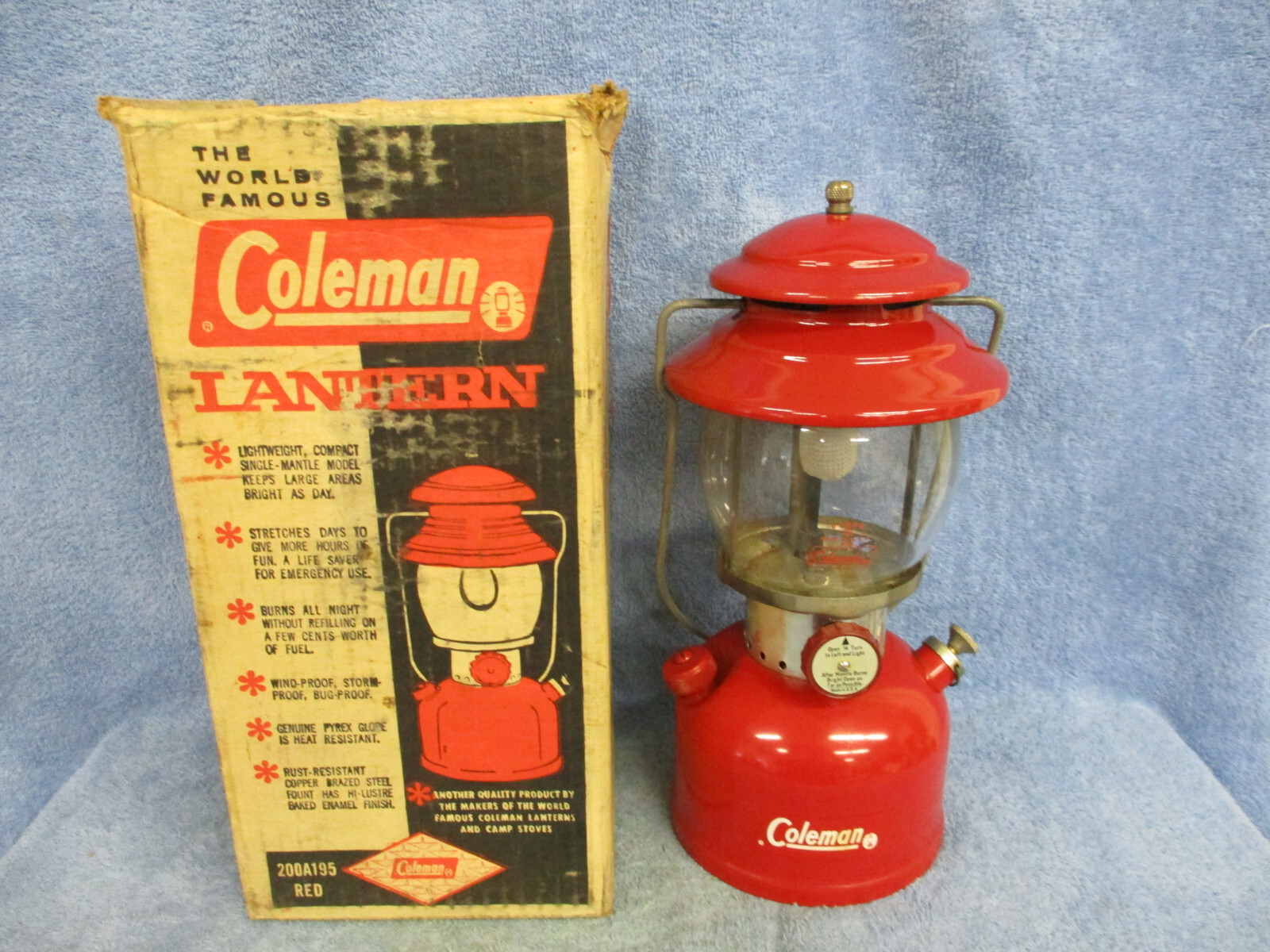 特価品1971年1月 コールマン 200A ランタン (ホワイトボーダー)t48