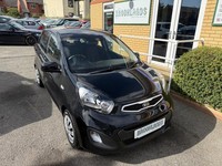 2012 Kia Picanto One 1.0 Black 5 Door £20 Road Tax 47,000 Miles Low Insurance