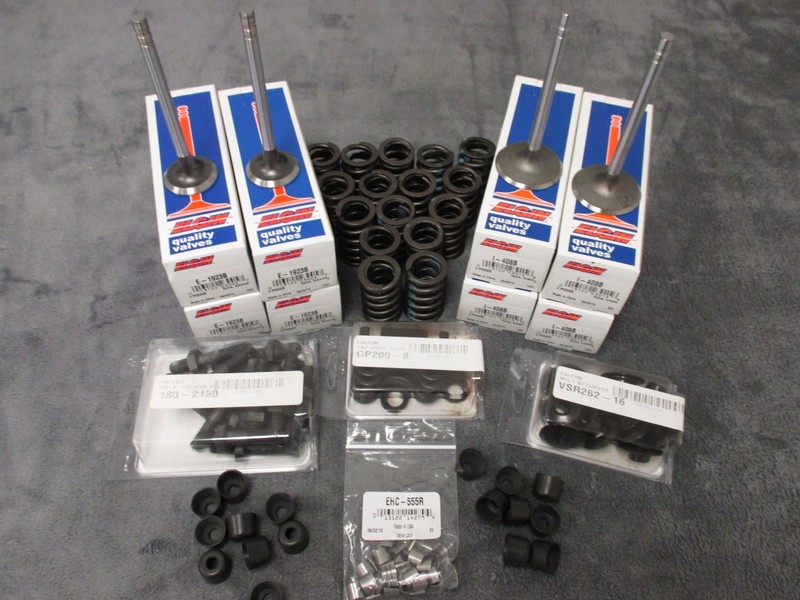 Chevy 350 ValveTrain Kit 1.6/2.02 STAINLESS valves springs keepers