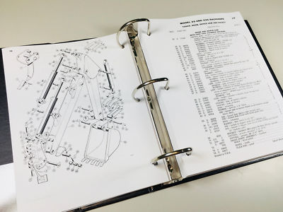 Case 580Ck Tractor Loader Backhoe Service Parts Operators Manual Master Shop Set