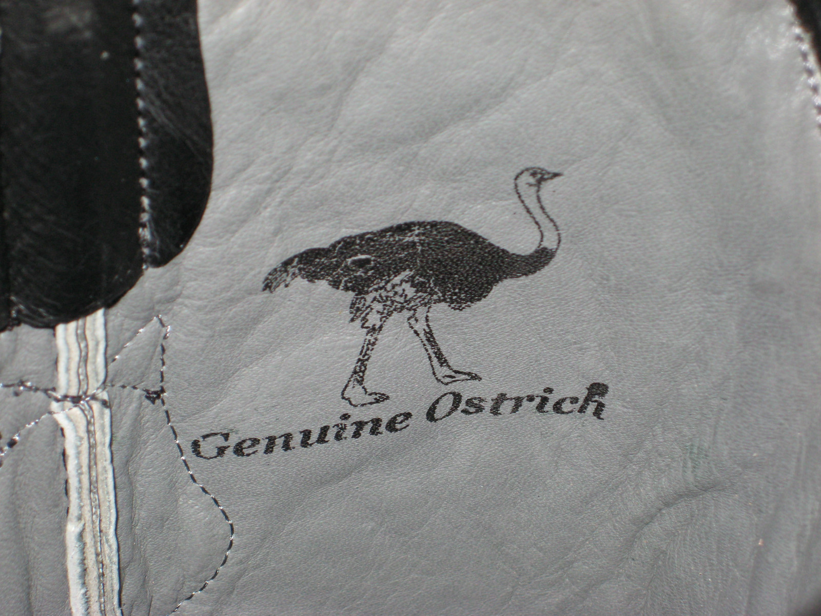 Pre-owned Los Altos Boots Los Altos Men Black Genuine Full Quill Ostrich Western Cowboy Boot J-toe Ee