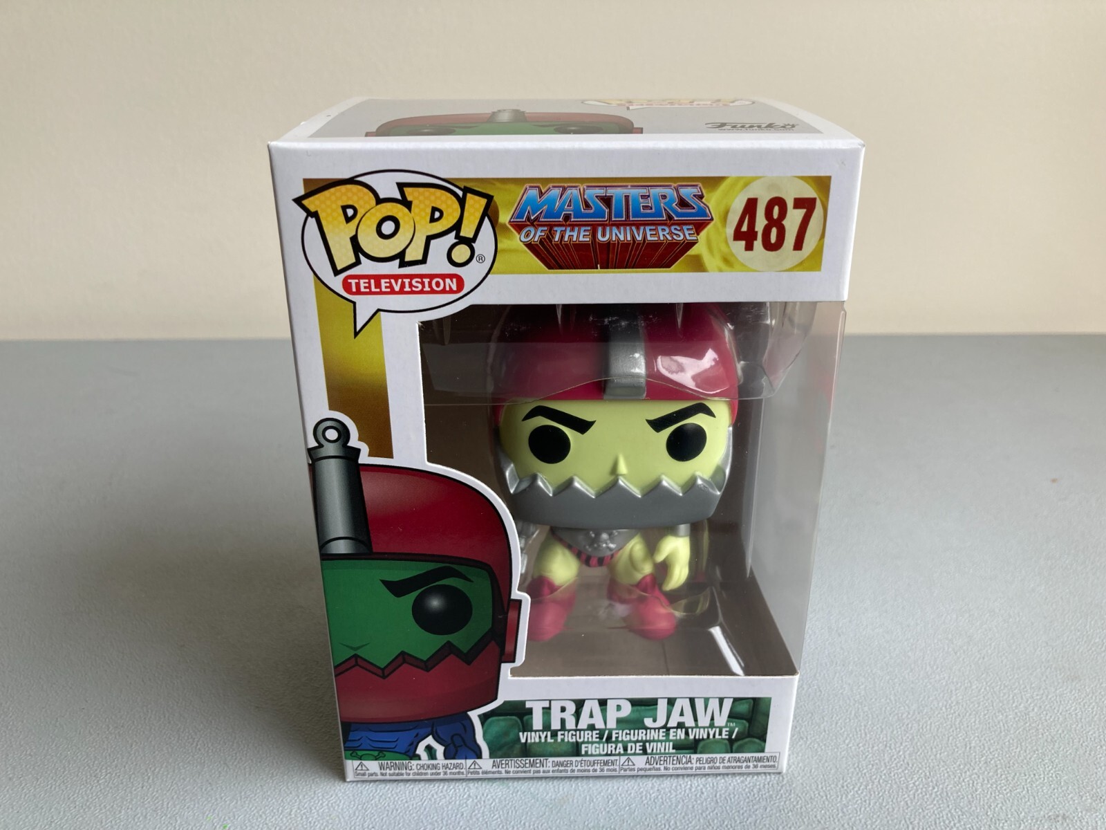 MASTERS OF THE UNIVERSE MOTU POP VINYL TELEVISION ANIMATION TRAP JAW #487