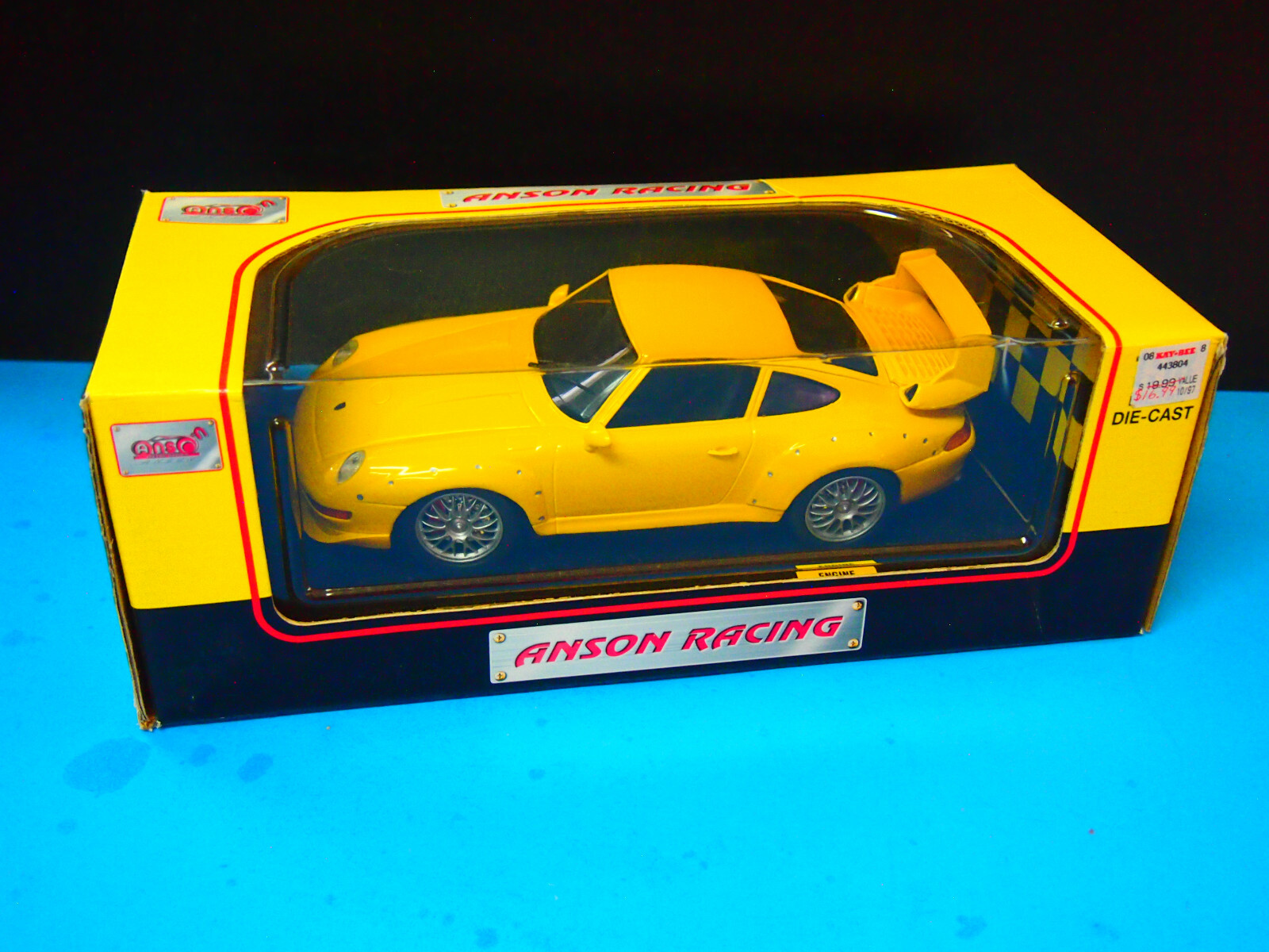 大人気アイテム HTF Anson Racing Yellow Porsche 911 GT2 1:18 Scale | eBay ミニカー