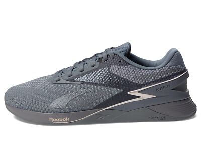 Женские кроссовки Reebok Nano X3, чистый серый / темно-серый металлик, 8 B Medium US