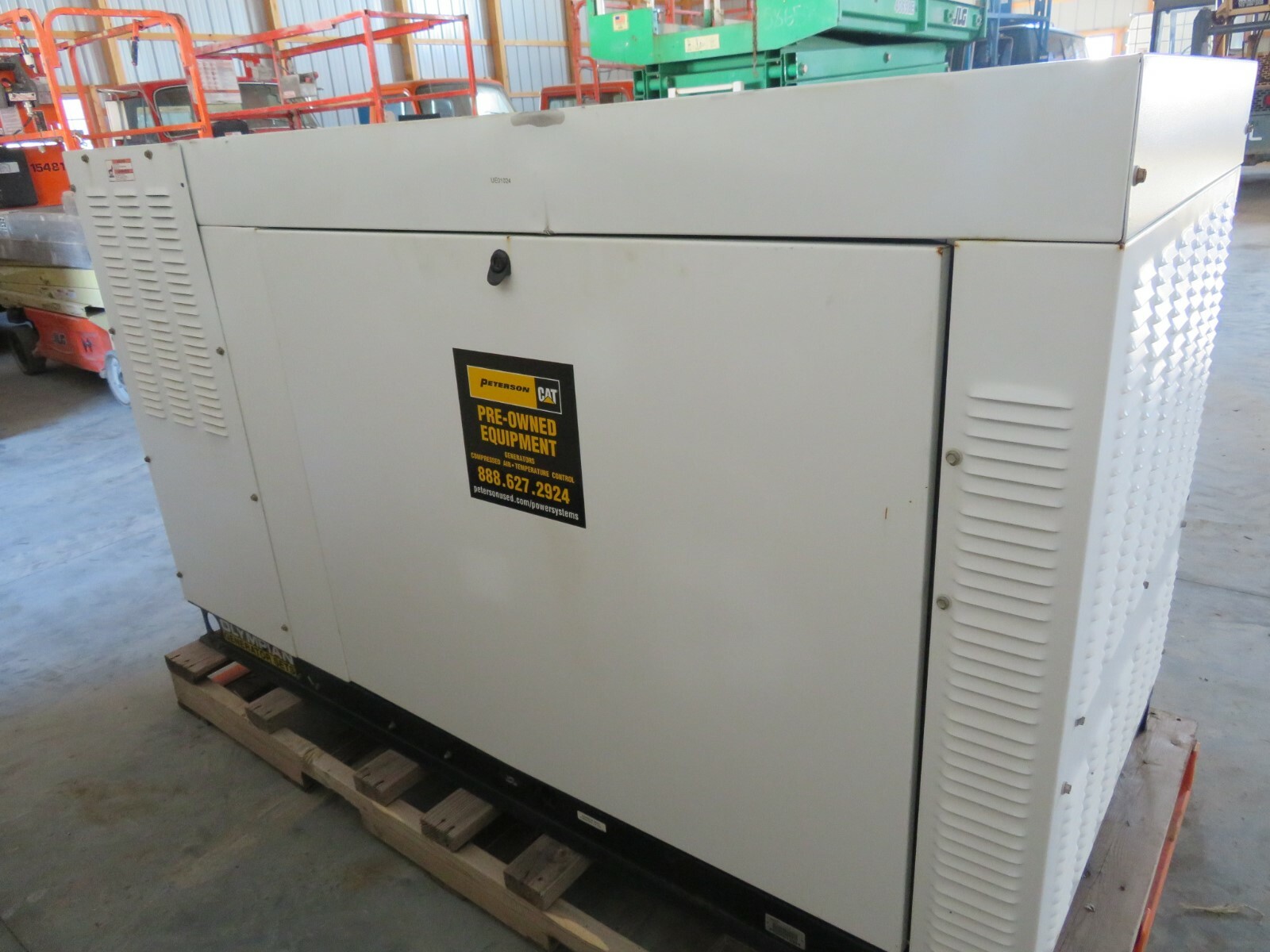 2012 Olympian 25 kW Natural Gas Generator Mitsubishi 164 hours Iowa
