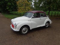 Morris minor convertible repainted new panels