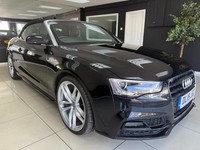 Audi A5 2.0 TDI S line Black Convertible Auto DIESEL WARRANTY 12 MONTHS MOT