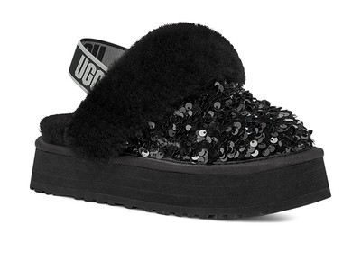 

Тапочки для девочек UGG Kids Funkette Chunky Sequin (Little Kid/Big Kid)
