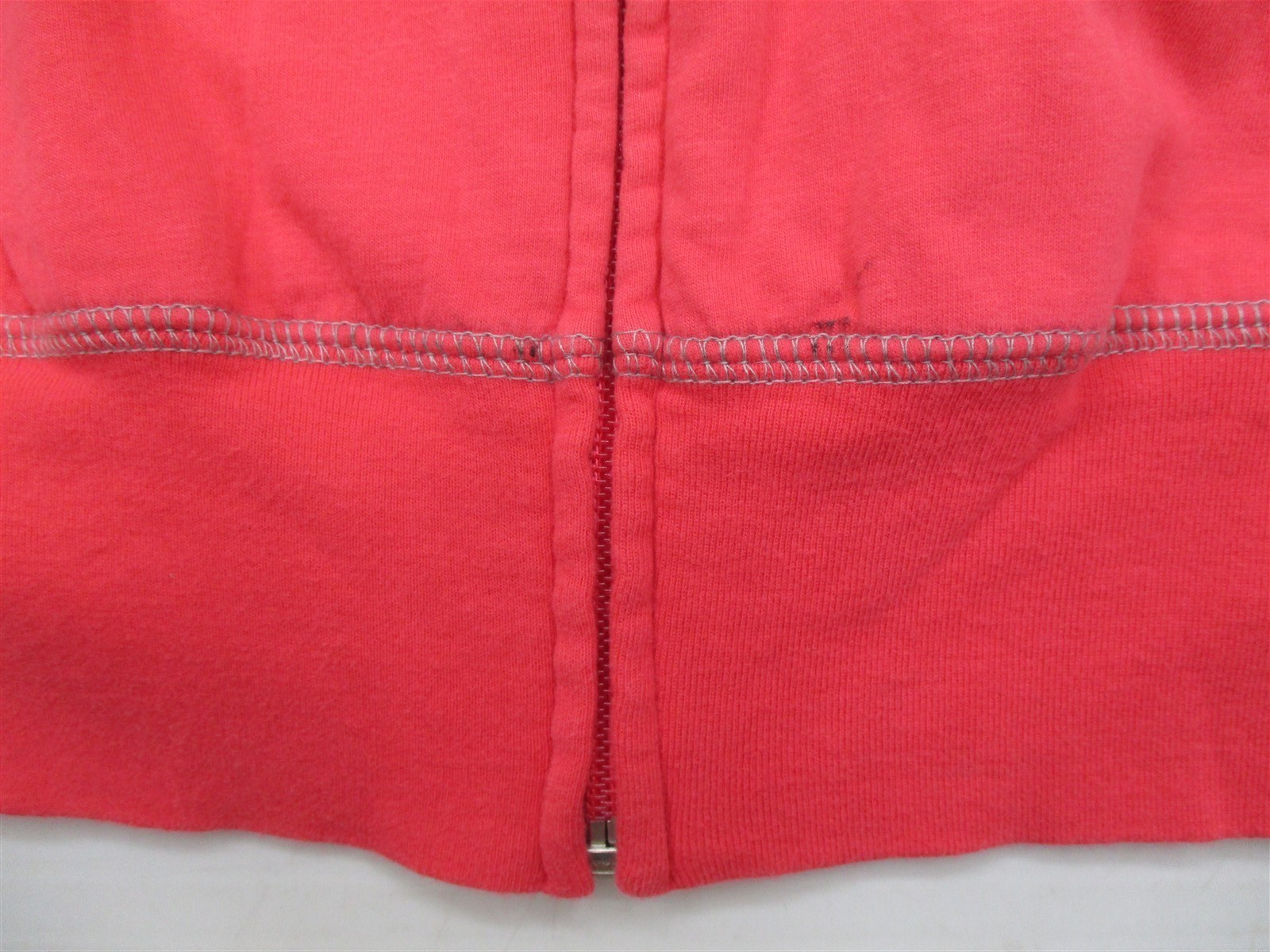 NIKE K7993 Youth Girl's Size S Cotton Athletic Full Zip Pink Hoodie Sweater