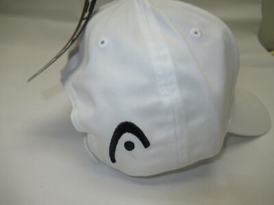 UNISEX HEAD PROMOTION EMBROIDERED ADJUSTABLE TENNIS CAP (WHITE) #287299-WH