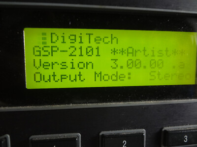 Digitech GSP-2101 Studio Tube Preamp/Multi Effects Guitar Processor  w/PPC-210