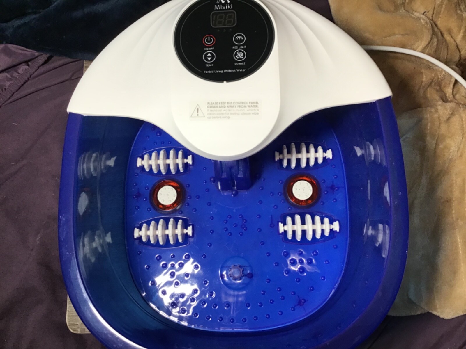 MISIKI Foot Bath Spa with Heat and Massage