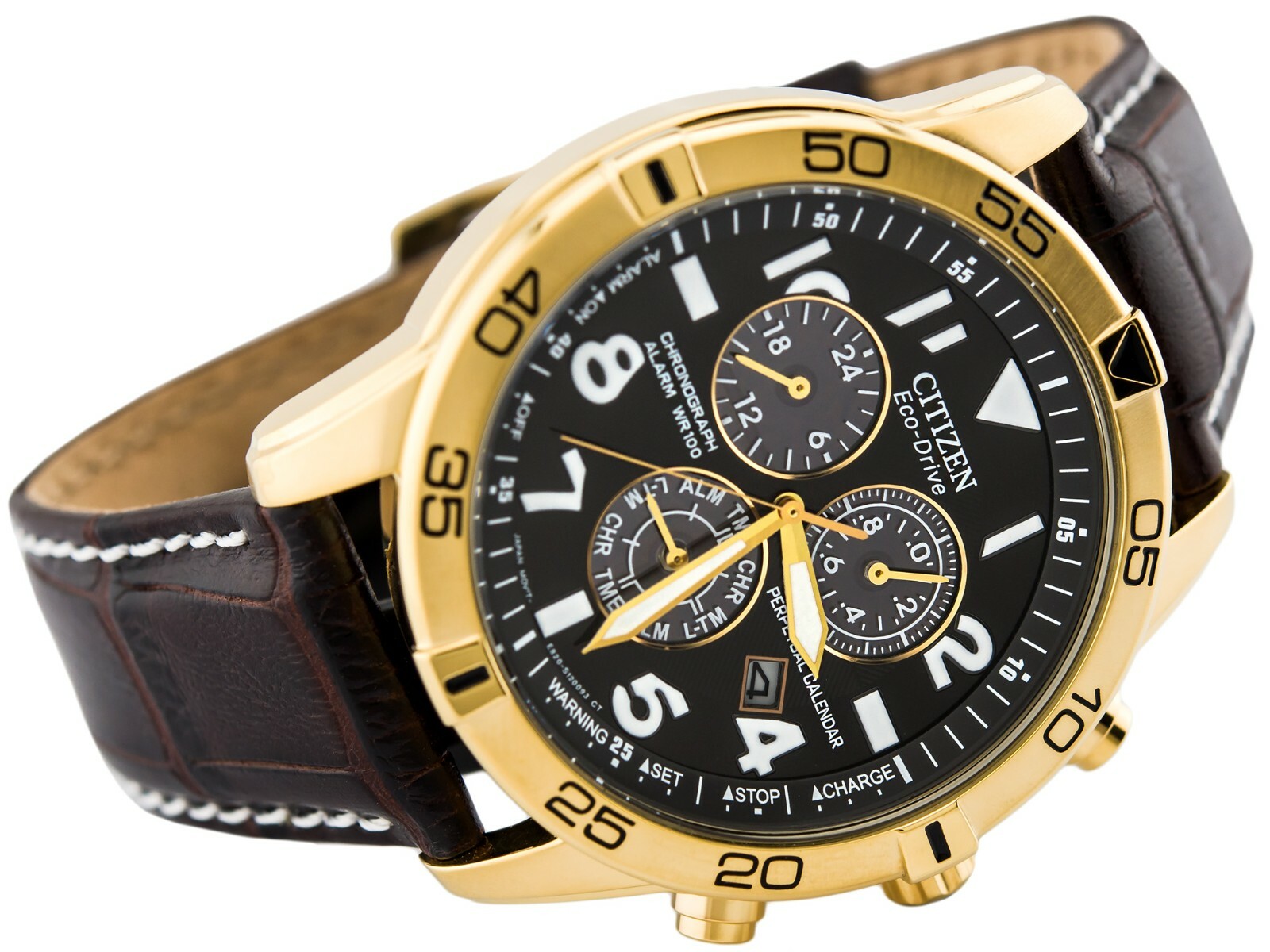 Citizen Eco-Drive Men's Chronograph Multi Dial Calendar 44mm Watch BL5472-01E 13205120992 | eBay