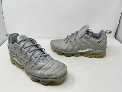 NIKE AIR VAPORMAX PLUS TRIPLE WOLF GREY SILVER SZ 10.5 RETRO 924453 005 OG