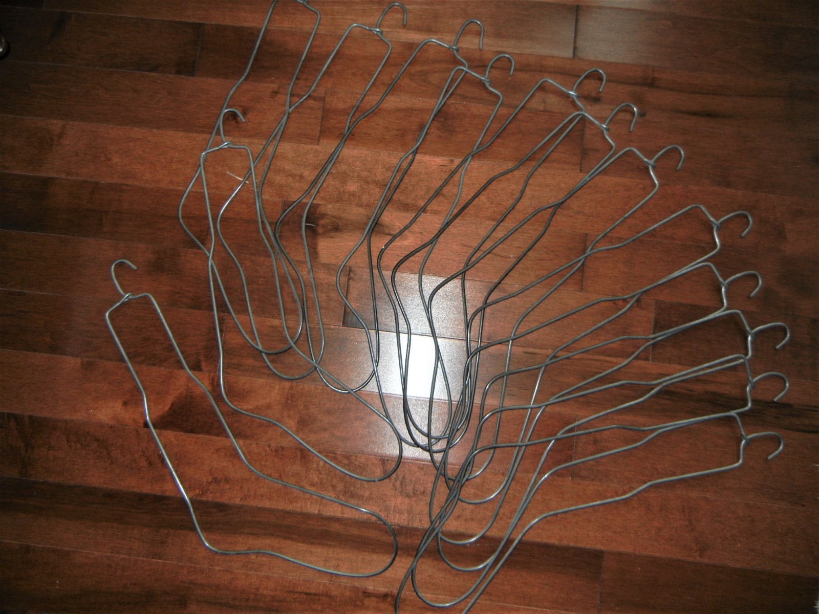 VINTAGE WIRE SOCK STRETCHER FORMS HANGERS DECOR LOT OF 14