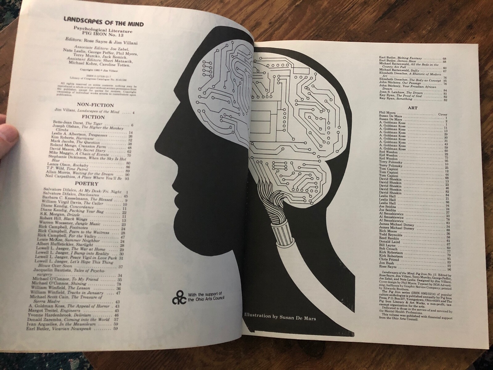 Vintage PIG IRON Landscapes of the Mind Book #13 Illustrated DeMars DiFalco