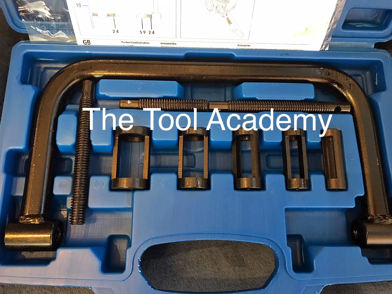 Valve Spring Compressor Tool Set In Case 16mm 19mm 23mm 25mm 30mm