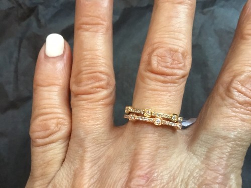 Pre-owned Kc Ring 14k Gold And Diamonds  Diamonds