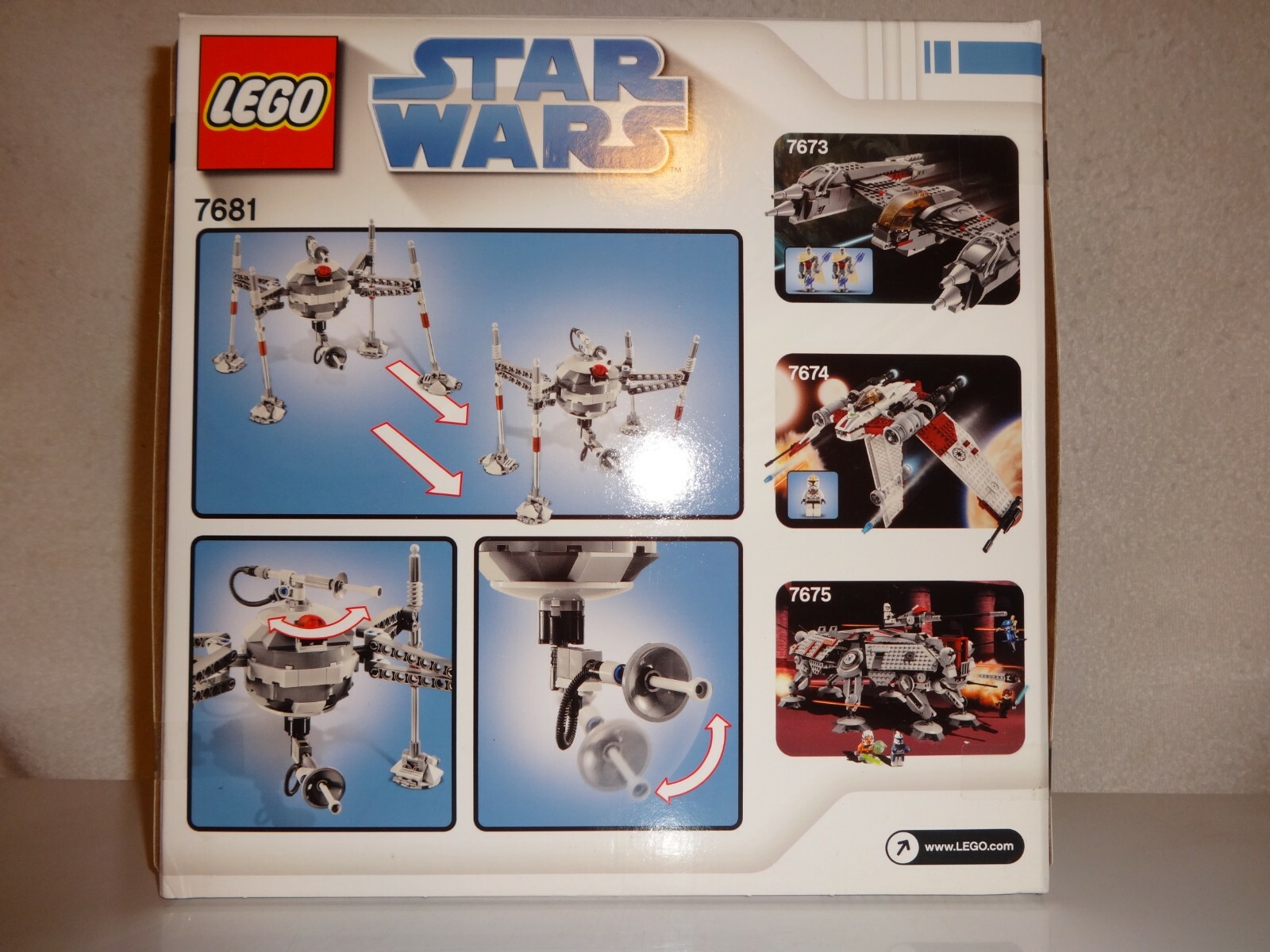LEGO 7681 STAR WARS The Clone Wars Separatist Spider Droid LTD ED New In Box