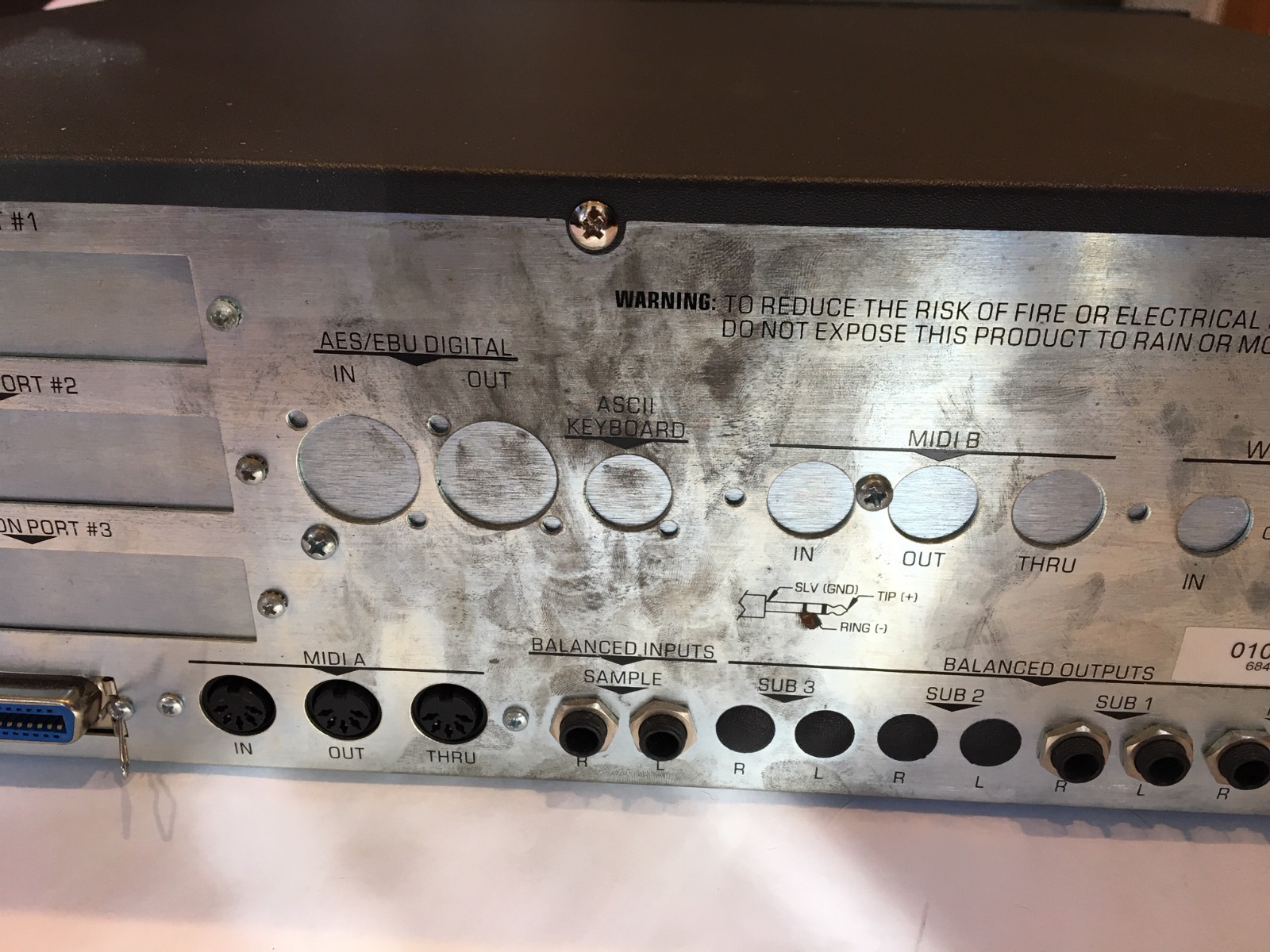E-MU E5000 ULTRA OS V4.10 SAMPLER 128MB RAM