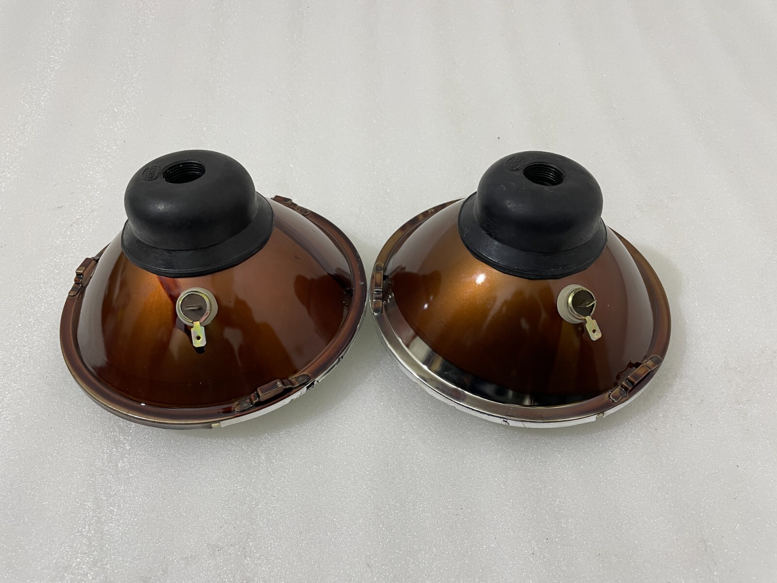 Hella Headlight Lamp Full Beam 7" High Low Beam Light Pair Seepage Proof