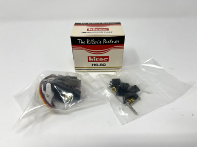 Hitec S  Micro Fast HS-80 Apollo 24 RC Servo NOS P/N#31080S Single Unit