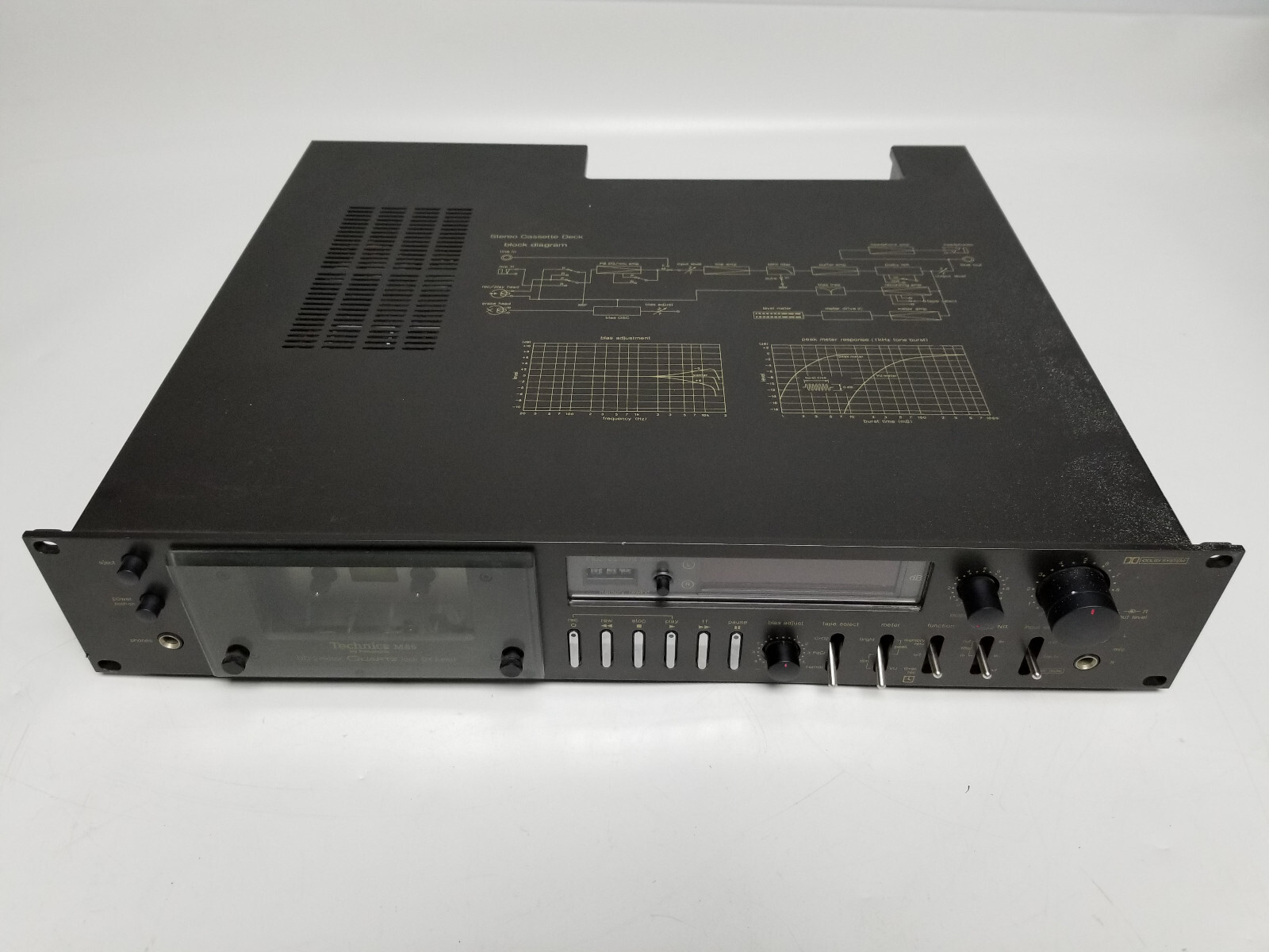 Technics M-85 Stereo Cassette Deck Quartz-Locked Direct Technics M-85 Stereo Cassette Deck Quartz-Locked Direct