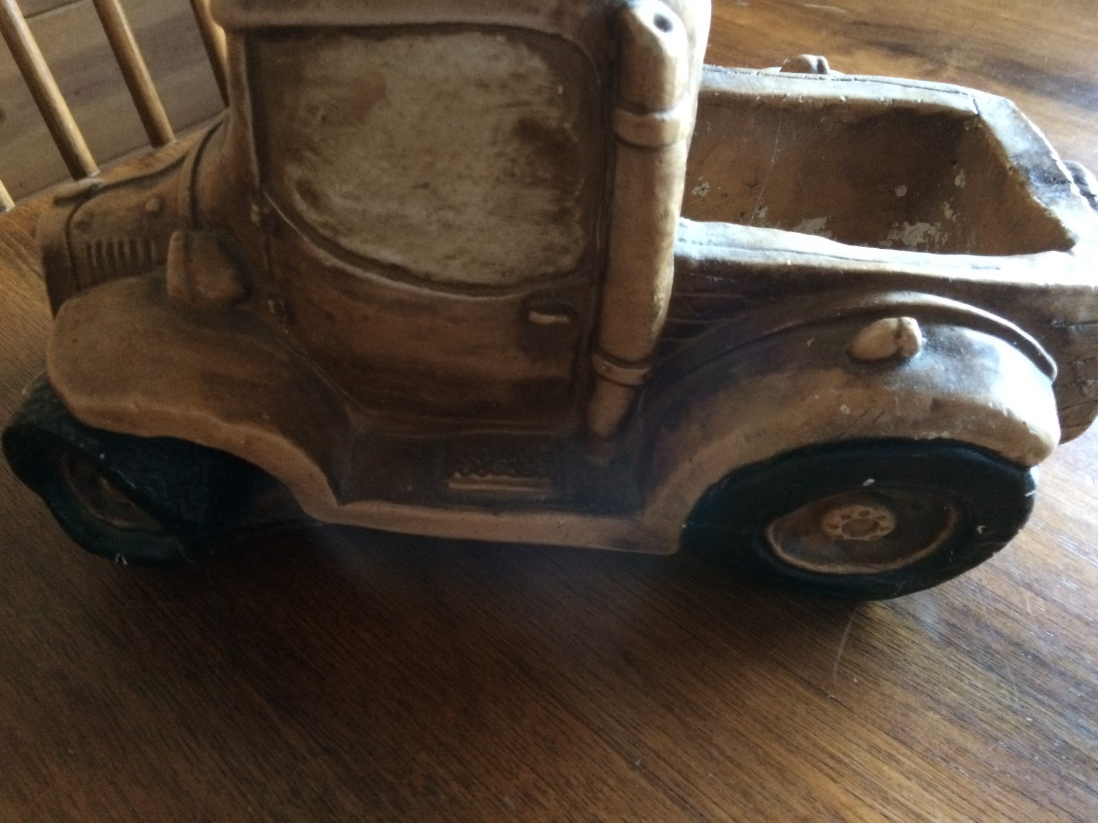 Ceramic Flower Pot Farm Pickup Truck, Home Interior 1970-1980