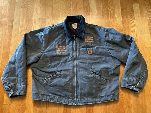 ジャケット・アウター carhartt Detroit jacket j97 Carhartt Detroit Lined Work Jacket J97 GVL Size 2XL Dark