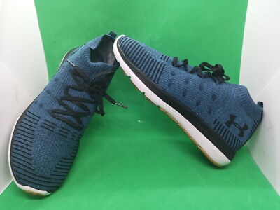 Under Armour Charge I will Run Strong Blue Black Running Shoes Size 8.5 eBay