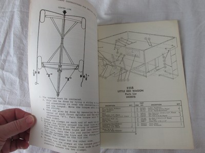 M & W Gear 225SLittle Red Wagon & 10T Running Gear Parts List Manual