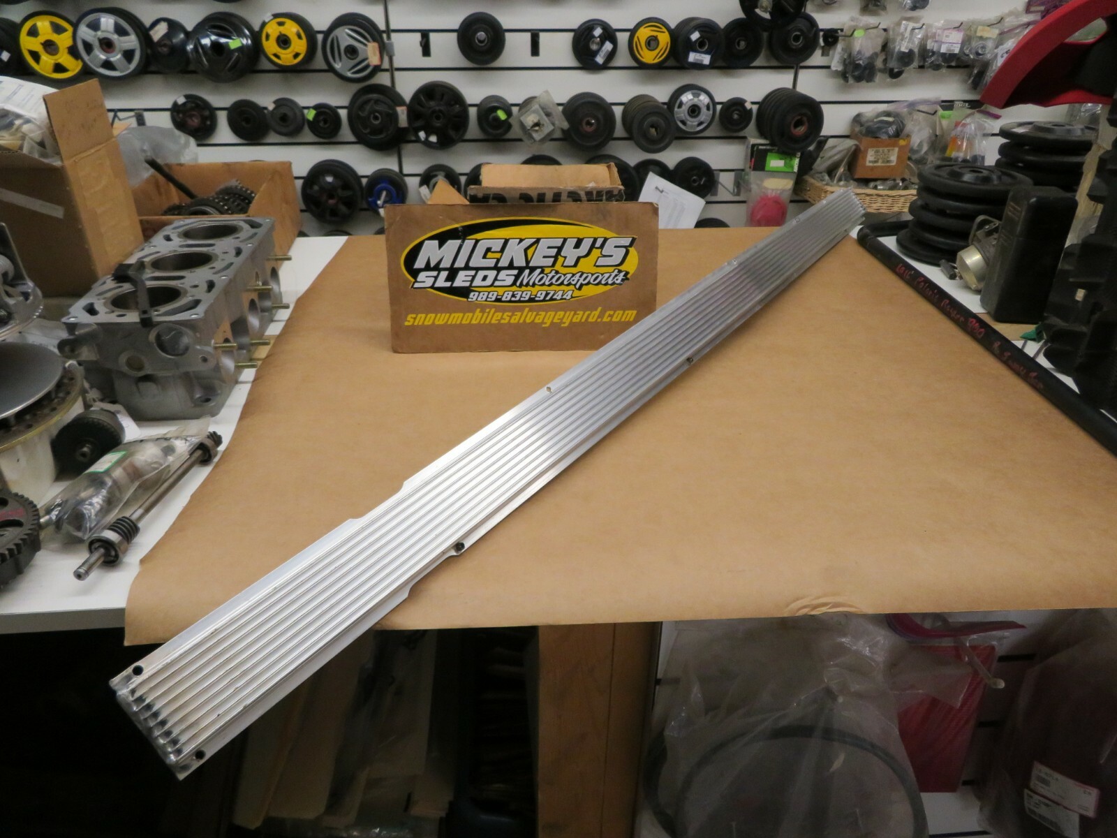 OEM 2014-18 POLARIS IQ RACER 600 IQR WEAR STRIP TUNNEL COOLER HEAT