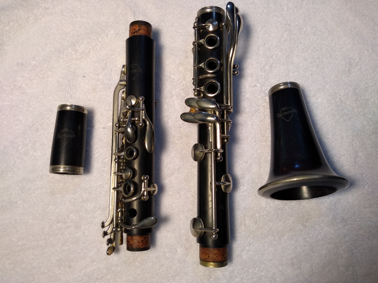 Vintage Normandy 4 wood clarinet, playing condition (Leblanc, Noblet)