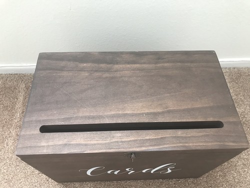 Wedding Card Box With Lock