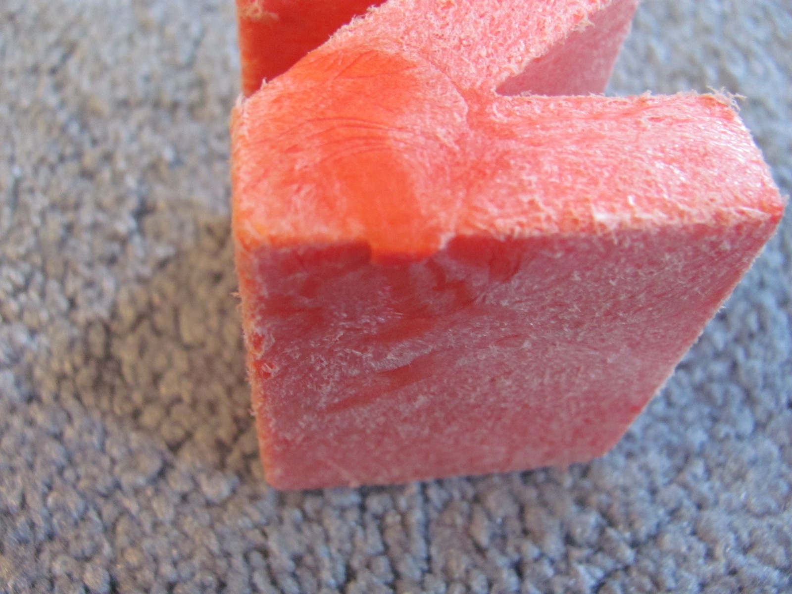 Lot of 25 Vintage 1971 Mattel Tuff Stuff  Alphabet Plastic Blocks Letter