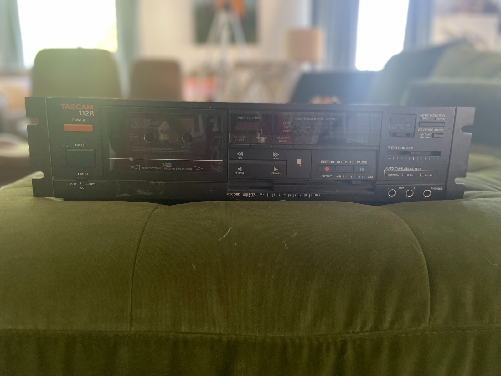 Tascam 112R Professional Cassette Stereo Tape Recorder W/RACK MOUNTS