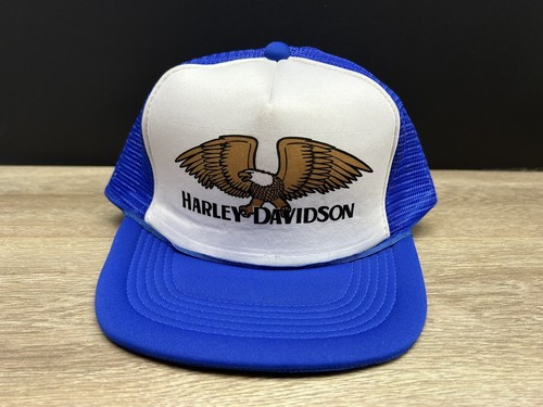デッドストック HARLEY DAVIDSON キャップ ペインター 青 帽子 $_12.JPG?set_id=880000500F