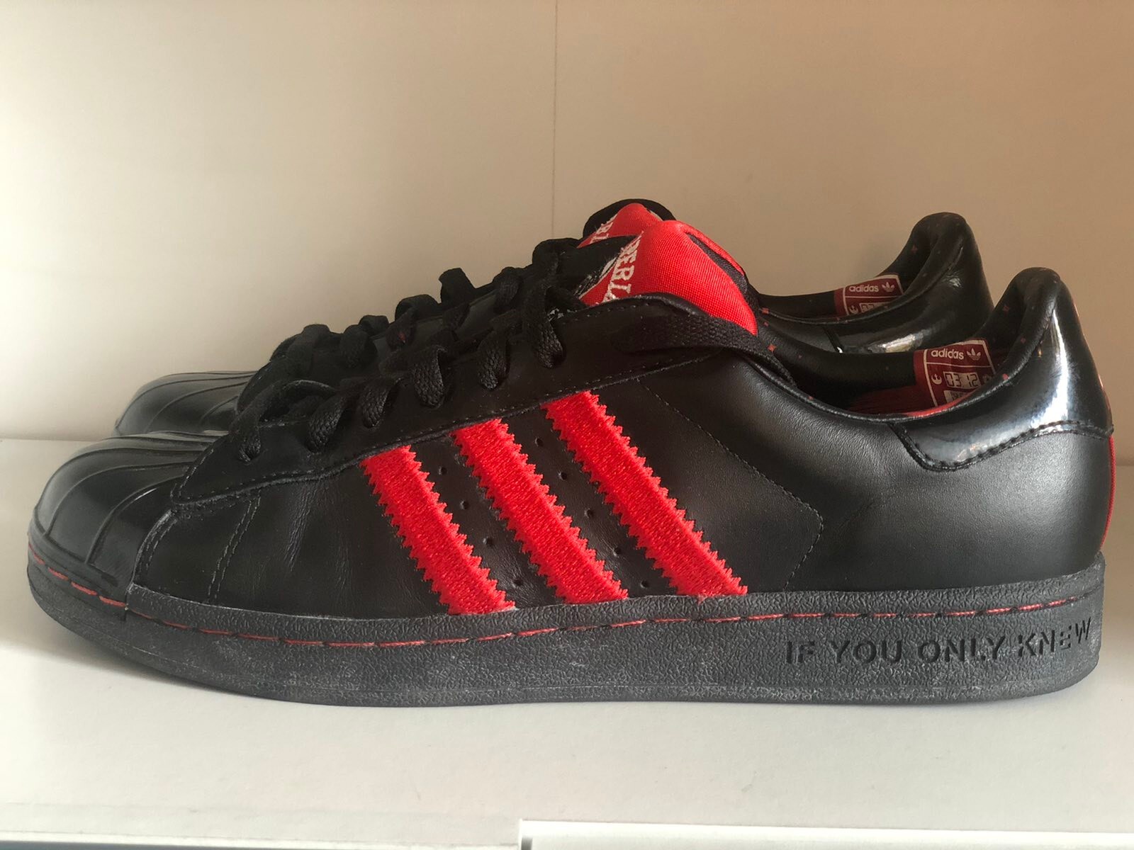 Adidas Star Wars Superstar LTO Dark Side G12435 nero rosso uomo US 10 | eBay